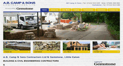 Desktop Screenshot of abcampcontractors.co.uk